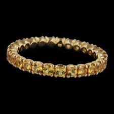 Spark 18 karat gold yellow sapphire ring