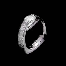 Eddie Sakamoto platinum and side diamond ring