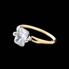 Whitney Boin 18kt gold and platinum U engagement ring