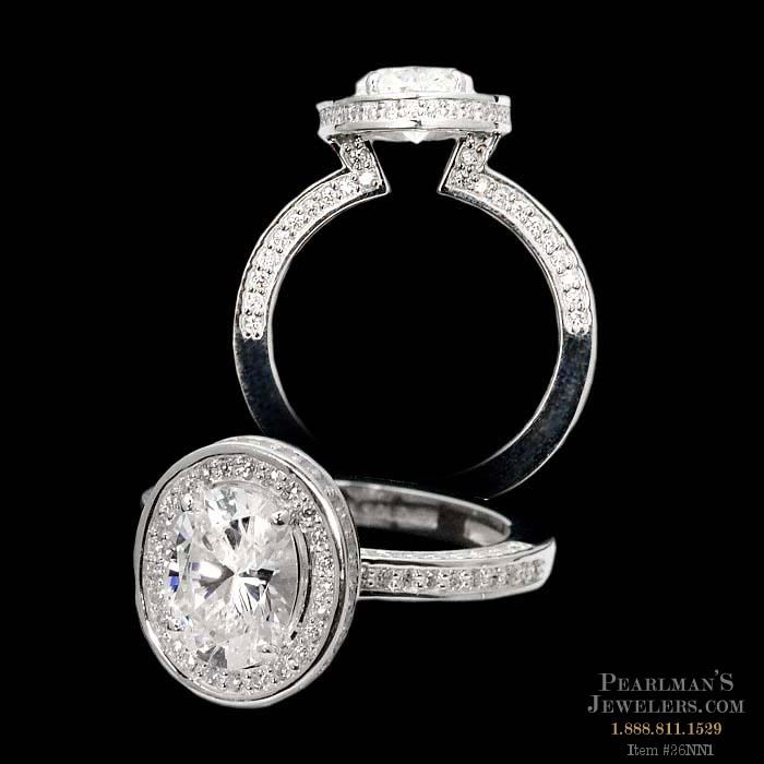 Platinum 0.53CT Princess Cut Diamond Ring – Symmetry Inc.