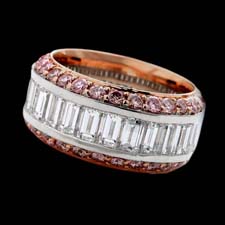 Michael Beaudry silk diamond eternity engagement ring