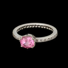 Cathy Carmendy Cathy Carmendy platinum pink sapphire & diamond ring