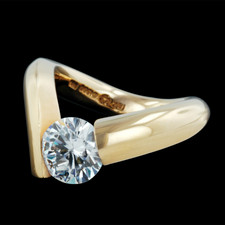 Steven Kretchmer 18 karat gold engagement ring