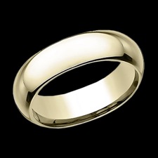 Benchmark for Men Class high dome yellow gold ring