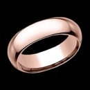 A classic design for a man. This ring is 14k rose gold high dome mens wedding band. It is 6mm in with, but can be made in 3mm,4mm,5mm,6mm,7mm, and 8mm. The price for this ring is for a size 10, but can be made in other sizes. Prices may vary depending on finger size.