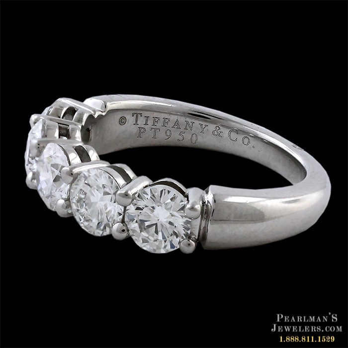 tiffany 5 stone diamond ring