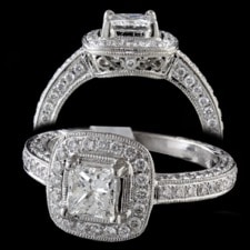 Closeout Jewelry Beverley K halo engagement ring