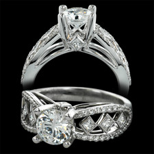 Peter Storm Naked Diamonds split shank ring