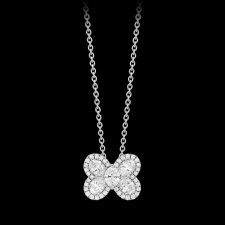 Spark Necklaces 37MM3: Nice 18 karat white gold and diamond pendant by Spar...