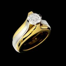 A 18kt gold and platinum engagement ring by Sakamoto. Made for my good friend, Dave!