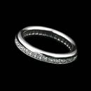 Whitney Boin platinum eternity wedding band set with 1.22ctw in diamonds, 4.0mm width. All tine classic with a modern spin. One of the most durable, comfortable, and everyday rings made. High polish or matte finish available.  Handmade in America.