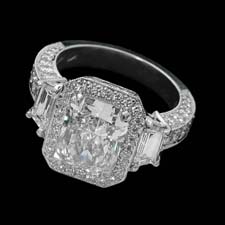 Michael Beaudry Platinum & diamond ring