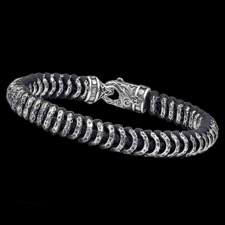 Scott Kay for Men Samruai leather bracelet