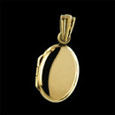 A classic Charles Green 18 kt. yellow gold oval shaped locket. This simple, but elegant oval locket measures 13 X 16mm and makes a beautiful treasured pendant for future generations. Also available in 18k white and rose gold.