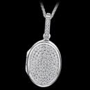 A beautiful Charles Green locket, available in 18k white, yellow and rose gold.
This stunning locket is pave set with over 100 white diamonds.
The bale of the locket is also pave set with diamonds. 
The locket is 16mm x 13mm.
Each Charles Green locket comes with a certificate of authenticity, signed by the company's sixth generation family owner.
(Chain sold separately).