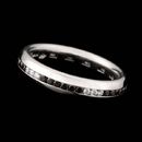 Whitney Boin platinum 5mm wedding band with black and white diamonds. This band has a total diamond weight of .64ct. This is a really nice piece.  Comfortable and technically perfect.  Handmade in America.