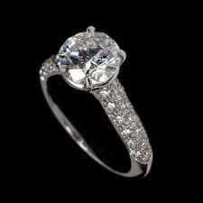 Gumuchian platinum engagement ring