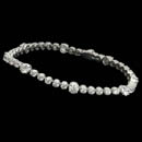 Gorgeous 18kt white gold diamond bracelet.  The piece is set with 4.85ct of diamonds.  Vs G-H quality.  Available in platinum.