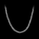 Scott Kay Mens Sterling Silver 4mm Twisted Kodiak Chain. This chain is 22'' and is available is 24''.
