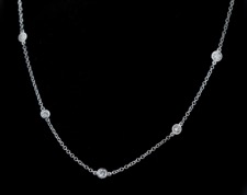 Pearlmans Collection Diamond Floating Necklace