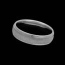 Classic 18K white gold wedding band measuring 6.0mm in width. Designed by Christian Bauer.