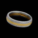 Designed by Christian Bauer, this gents 6mm wedding band is 18kt white gold with an 18kt yellow gold stripe in the center. A timeless classic. Also available in platinum with 18kt yellow gold stripe for $3,590.