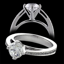 Eddie Sakamoto Side Diamond engagement ring