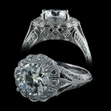 Beverley K Platinum & diamond engagement ring. Beverly K