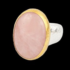Gurhan Galapagos rose quartz ring