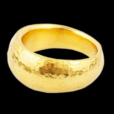 Gurhan Pure 24k gold hammered ring