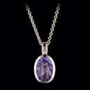 From Bastian Inverun comes this beautiful purple amethyst sterling silver and rose gold plated pendant and necklace. This is from the Spring Summer Collection 2017. The amethyst has a total carat weight of 2.45cw. The pendant measures 10mm in width by 20mm in height. Comes with an 17.7" length sterling silver and rose gold plated round anchor chain.