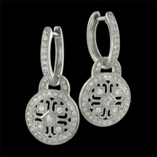 Beverley K Diamond earrings with diamond dangles