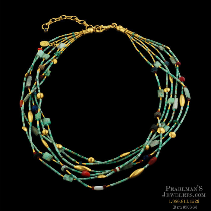 Gurhan 24 Karat Yellow Gold Gurhan Phoenecian Necklace