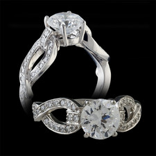 Gumuchian Platinum engagement ring by Gumuchian
