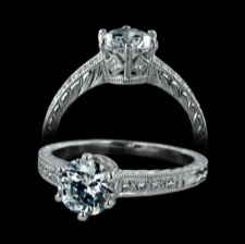 Beverley K 18kt  white gold  engagement ring by Beverly K