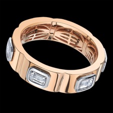 Michael B. Russian red gold eternity band