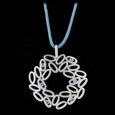 Closeout Jewelry Bastian Inverun blue topaz cord necklace