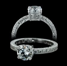 Beverley K 18kt  white gold  engagement ring by Beverly K