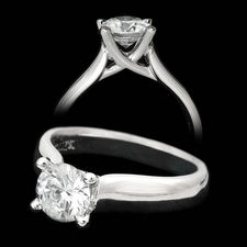 Scott Kay Platinum solitaire engagement ring