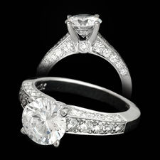 Scott Kay Scott Kay diamond pave' engagement ring